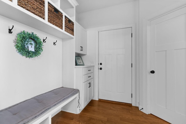 11464 Wagon Wheel Curv, Woodbury, MN 55129 - mudroom with dark wood-style floors