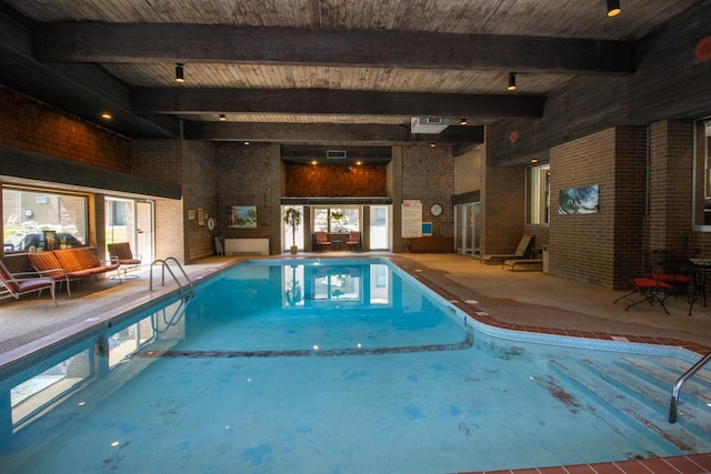 view of indoor community pool
