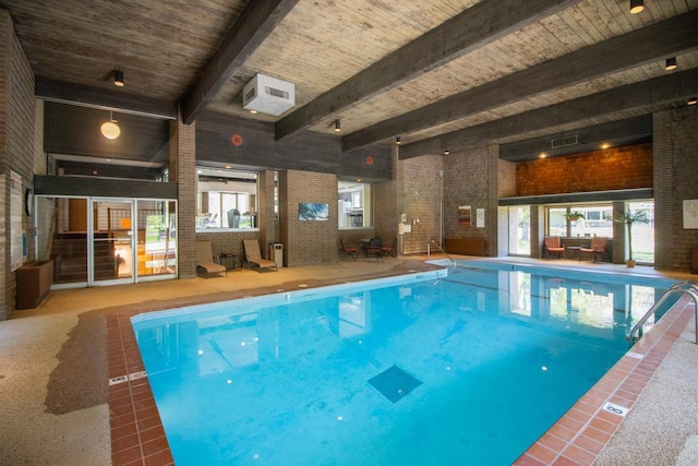 view of indoor pool