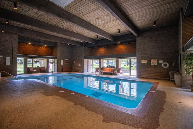 view of indoor pool