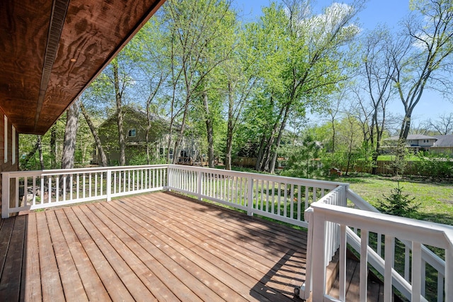 25985 Smithtown Rd, Shorewood, MN 55331 - wooden deck featuring fence