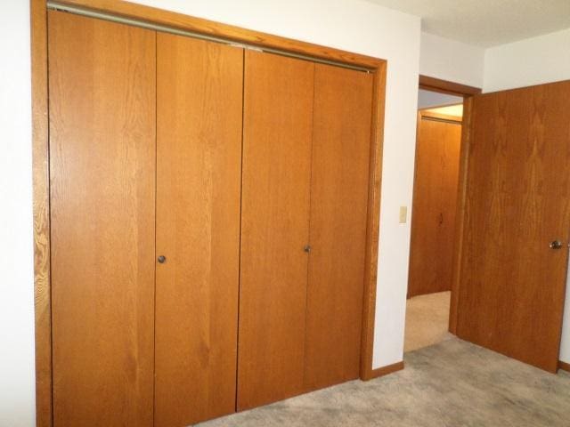 202 Buse Ave NE, Red Lake Falls, MN 56750 - unfurnished bedroom with a closet and carpet