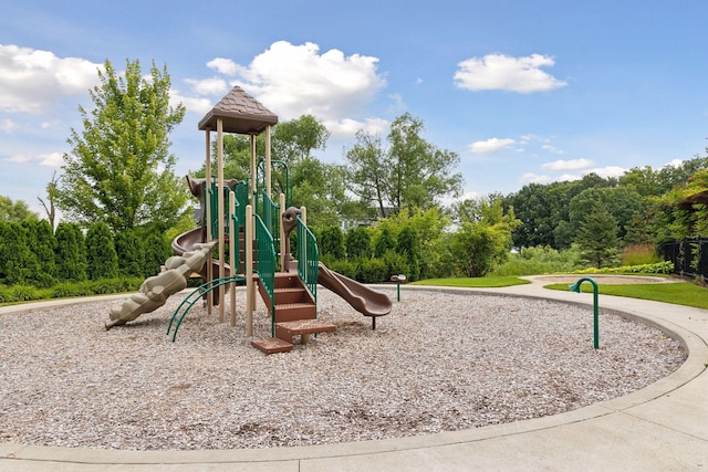 view of community playground