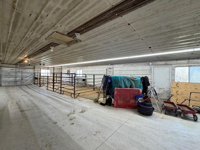view of horse barn