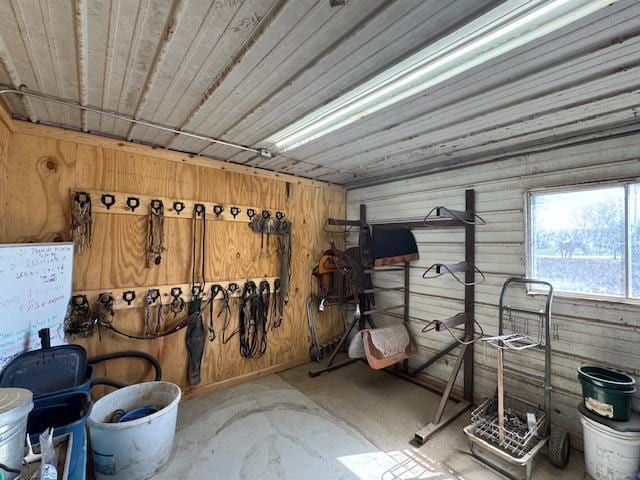 view of storage room