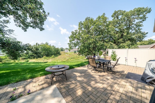 view of patio / terrace with outdoor dining space