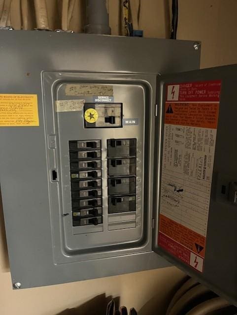 utilities with electric panel