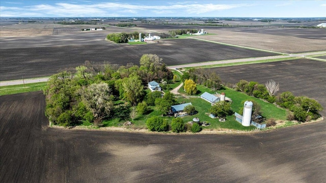 aerial view of property's location with rural landscape