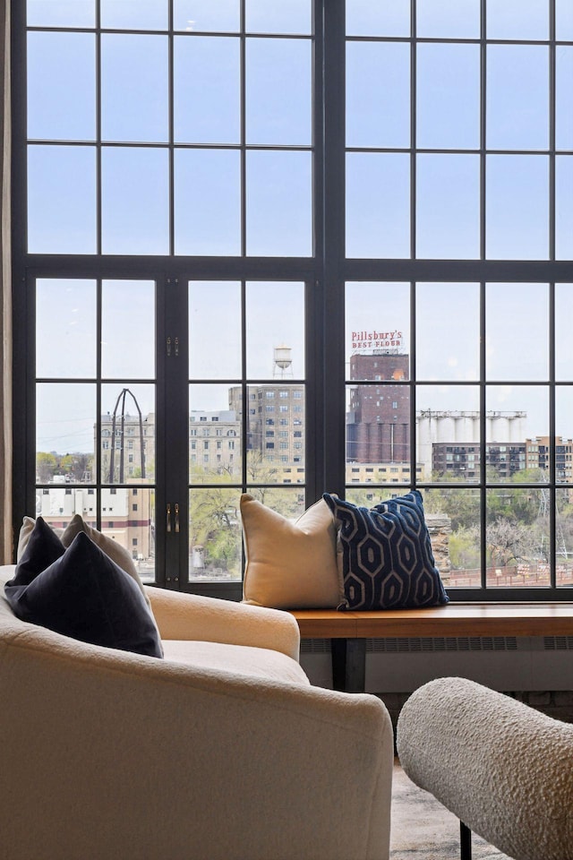 700 2nd St Unit W31, Minneapolis, MN 55401 - living room with a healthy amount of sunlight and a city view