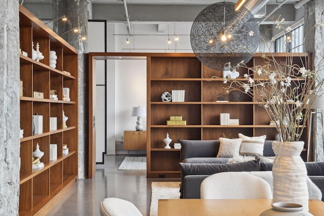 700 2nd St Unit W31, Minneapolis, MN 55401 - sitting room with concrete floors and rail lighting