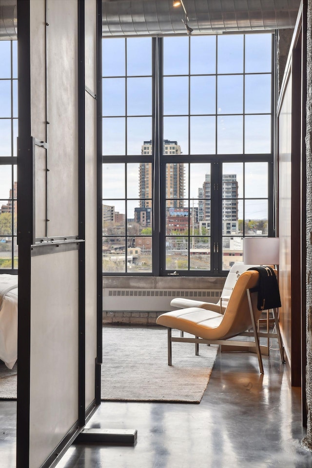 700 2nd St Unit W31, Minneapolis, MN 55401 - living area featuring plenty of natural light and a view of city