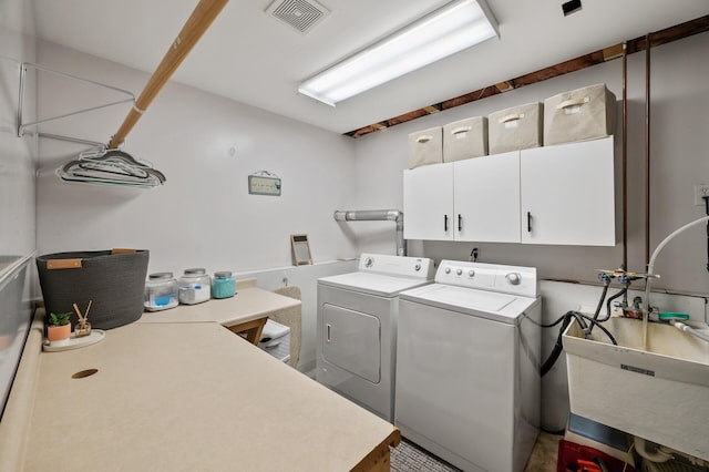 14380 Geneva Ave N, Hugo, MN 55038 - laundry area with cabinet space and washer and dryer