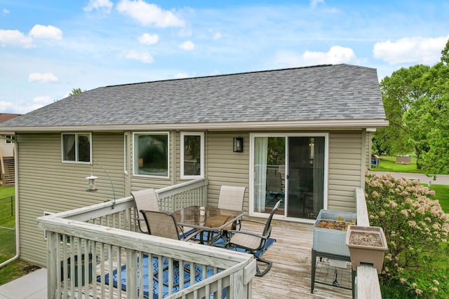 14380 Geneva Ave N, Hugo, MN 55038 - deck with outdoor dining space