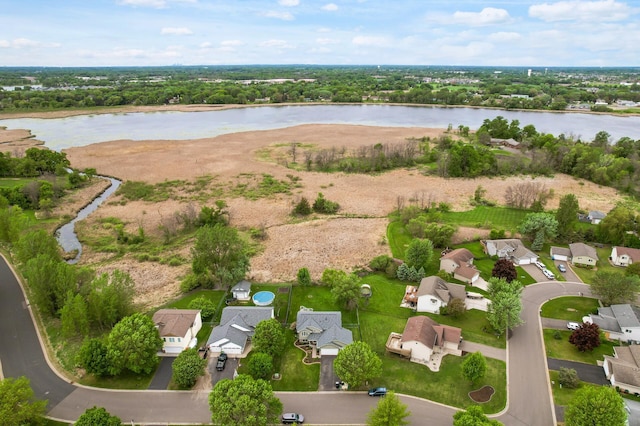 14380 Geneva Ave N, Hugo, MN 55038 - aerial overview of property's location featuring a nearby body of water and nearby suburban area