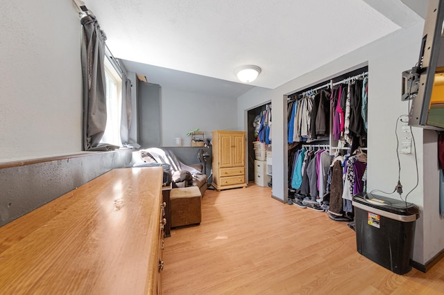 1320 18th St SE, Owatonna, MN 55060 - bedroom featuring light wood finished floors and a closet