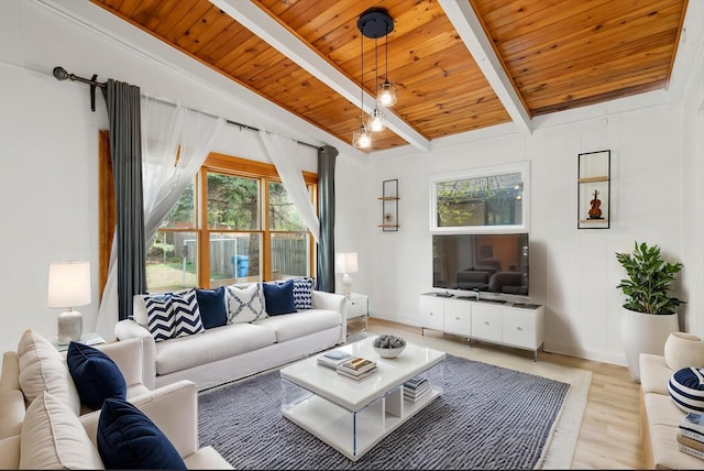1775 Morgan Ave, Saint Paul, MN 55116 - living area with wooden ceiling and light wood-style flooring