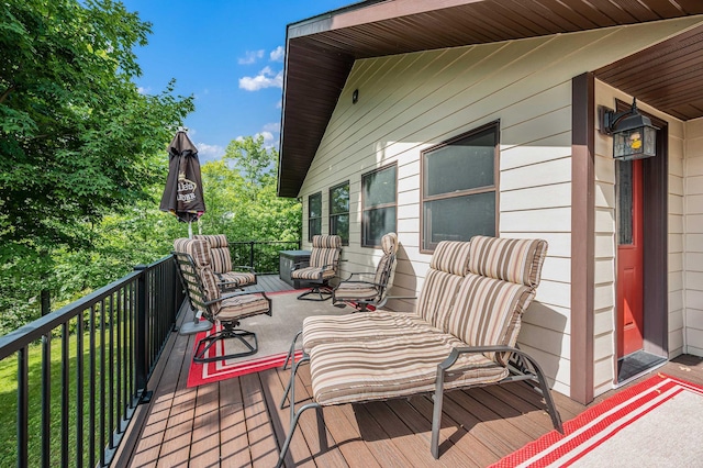 view of deck