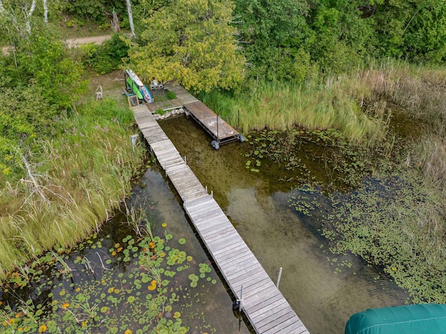 view of dock