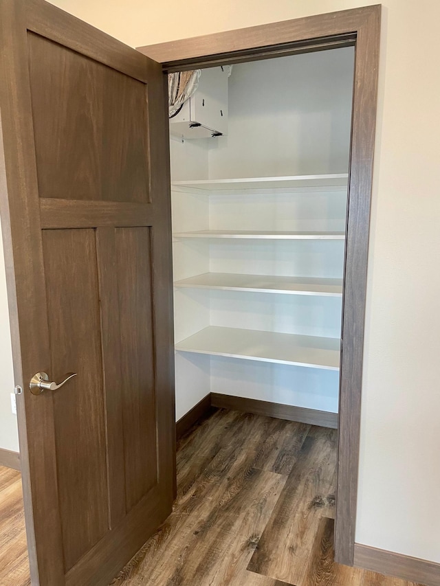 view of closet
