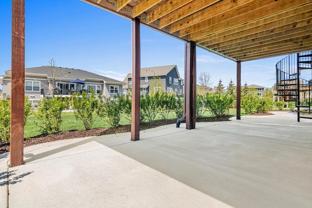 4152 Hummingbird Ct N, Lake Elmo, MN 55042 - view of patio featuring a residential view