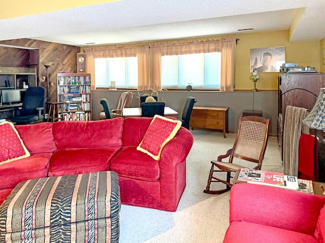 7864 Demontreville Trl N, Lake Elmo, MN 55042 - living room with healthy amount of natural light and wood walls