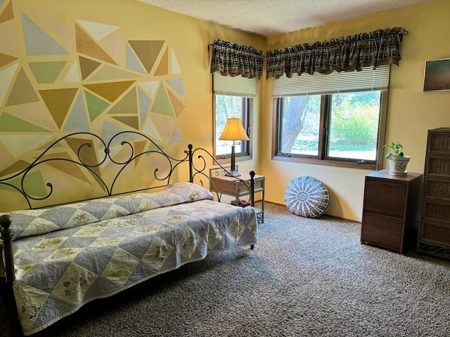 7864 Demontreville Trl N, Lake Elmo, MN 55042 - carpeted bedroom featuring a textured ceiling