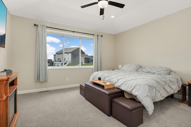 7107 184th St W, Lakeville, MN 55044 - carpeted bedroom with baseboards and a ceiling fan