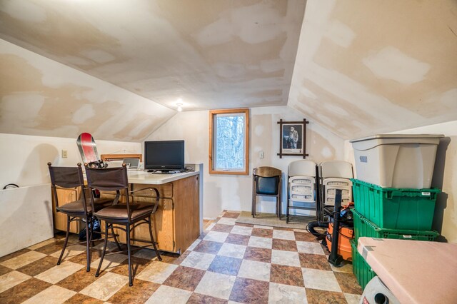 32061 Primrose Ln, Walker, MN 56461 - office featuring vaulted ceiling