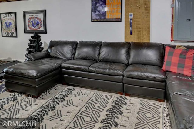 802 Flos Ct, Lincoln Twp, WI 54001 - living room featuring electric panel
