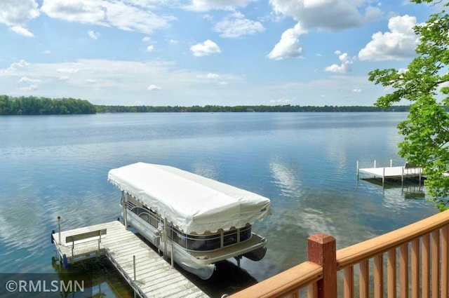 802 Flos Ct, Lincoln Twp, WI 54001 - dock with a water view