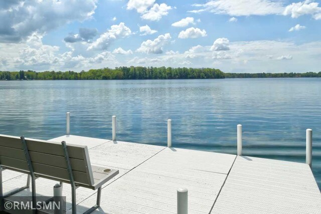 802 Flos Ct, Lincoln Twp, WI 54001 - dock featuring a water view