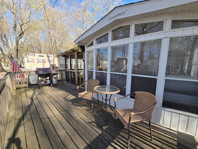 2481 Lake Miltona Dr NE Unit 1, Miltona Twp, MN 56354 - deck with a grill