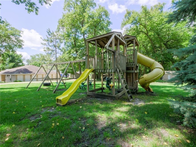 2481 Lake Miltona Dr NE Unit 1, Miltona Twp, MN 56354 - view of play area featuring a yard