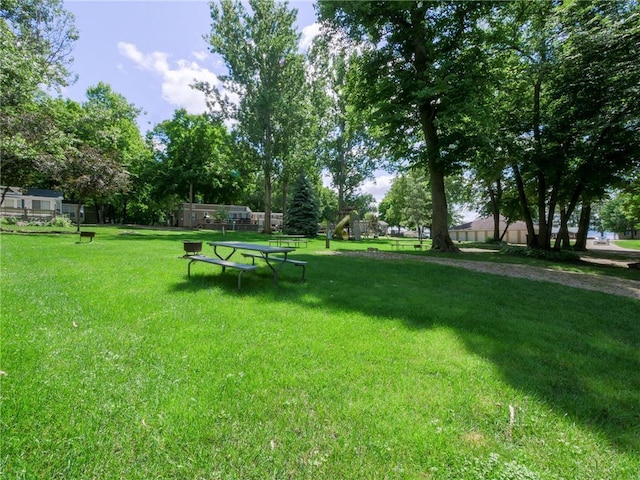 2481 Lake Miltona Dr NE Unit 1, Miltona Twp, MN 56354 - surrounding community featuring a lawn