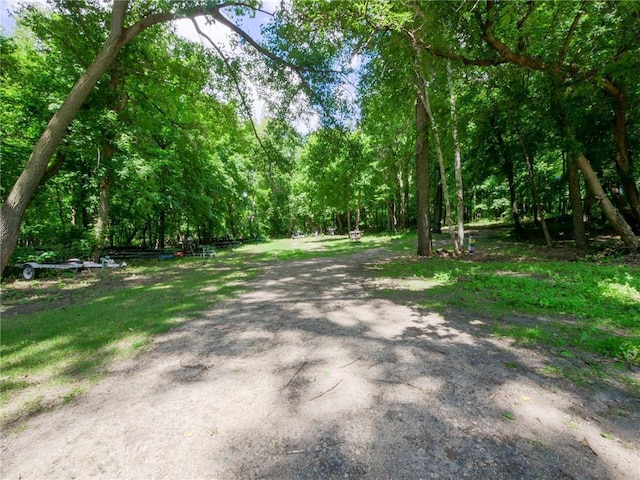 2481 Lake Miltona Dr NE Unit 1, Miltona Twp, MN 56354 - view of road with a wooded view