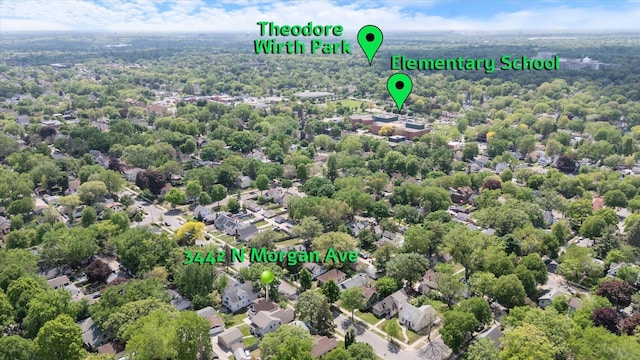 drone / aerial view