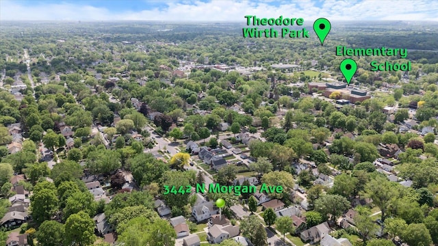 drone / aerial view
