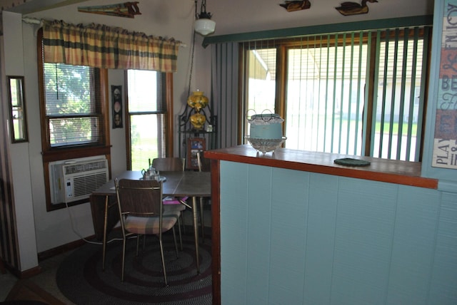 view of dining area