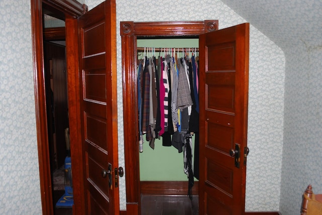 view of closet
