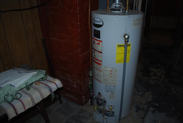 utilities featuring water heater