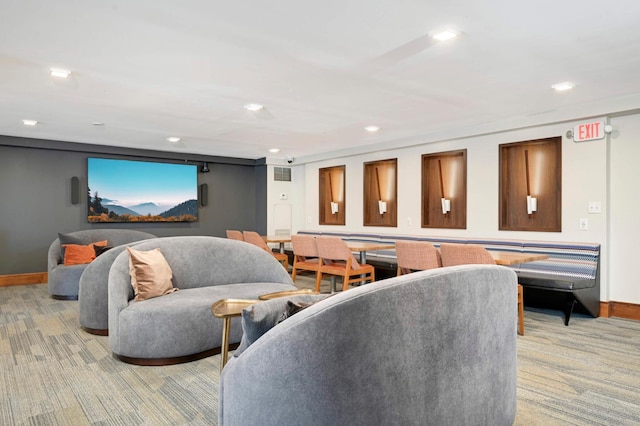 401 1st St Unit 1321, Minneapolis, MN 55401 - living area with light carpet and recessed lighting