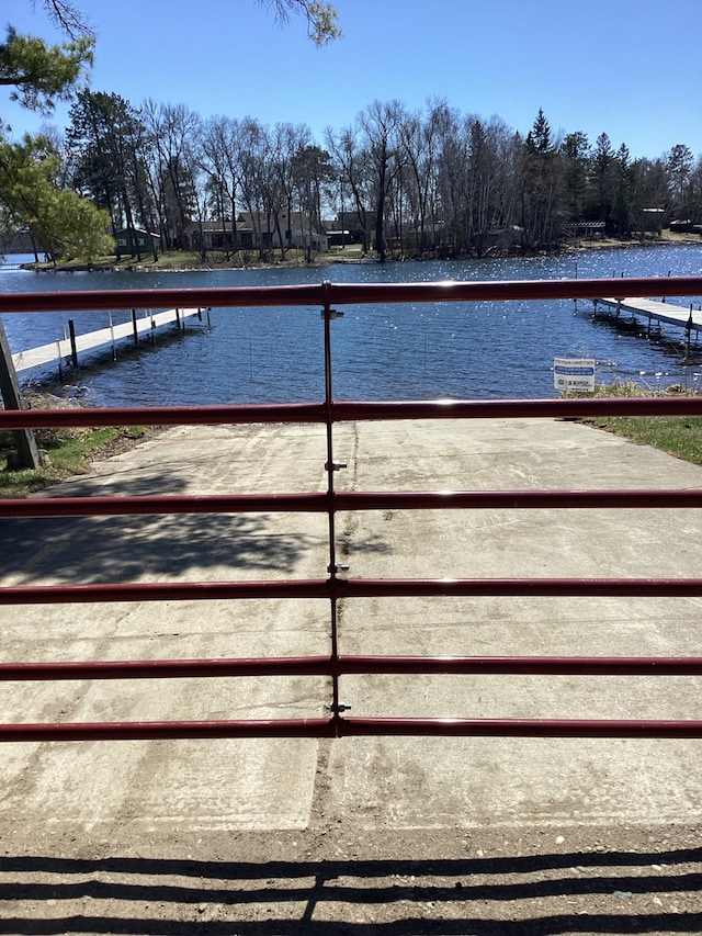 dock with a water view