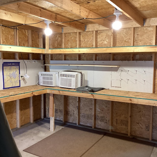 view of storage room