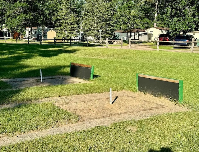 view of property's community featuring a dog friendly area