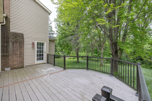 1900 Vernon Dr S, Minnetonka, MN 55305 - view of wooden terrace