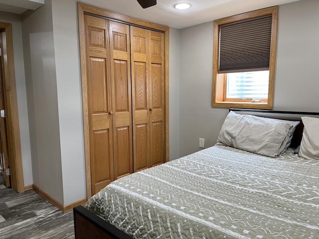 2250 18th Ave, Windom, MN 56101 - bedroom with wood finished floors and a closet