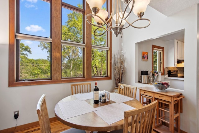 3664 Abbey Way Unit C, Eagan, MN 55123 - dining room with plenty of natural light and a chandelier