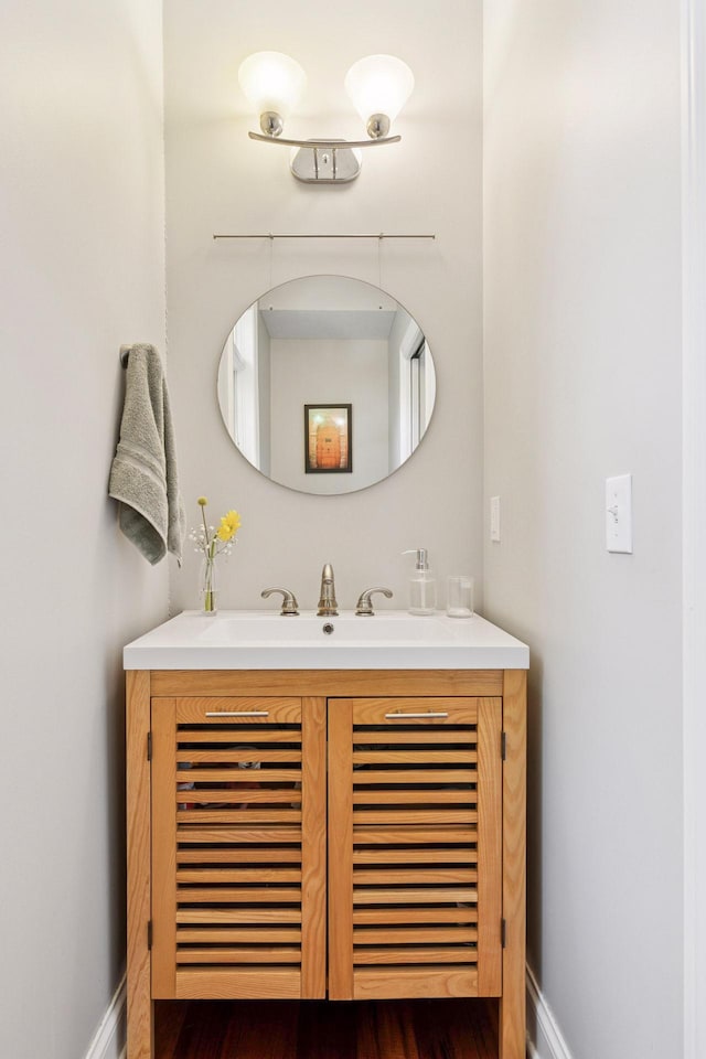 16710 Edgewood Ave, Wayzata, MN 55391 - bathroom with vanity and baseboards