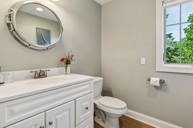 16710 Edgewood Ave, Wayzata, MN 55391 - bathroom featuring plenty of natural light, vanity, and tile patterned flooring