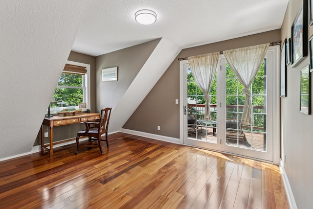16710 Edgewood Ave, Wayzata, MN 55391 - office area with wood-type flooring
